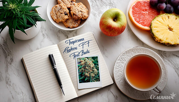 Гроурепорт сорта Tropicana Cookies FF fem от сидбанка FastBuds